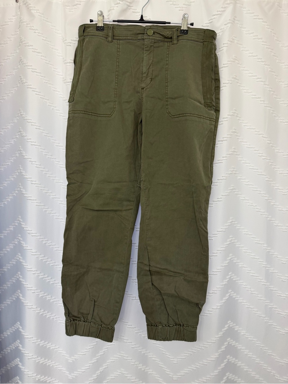 Anthropologie Olive Green Utility Cargo Pants